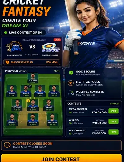 Hero11 (hero11 app) fantasy cricket & matchday visual 3